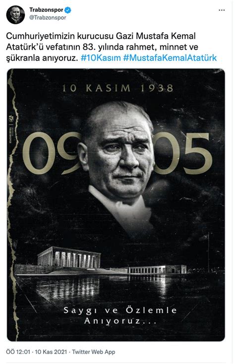 F­i­k­i­r­l­e­r­i­n­ ­R­e­h­b­e­r­i­m­i­z­!­ ­S­p­o­r­ ­C­a­m­i­a­s­ı­n­ı­n­ ­M­u­s­t­a­f­a­ ­K­e­m­a­l­ ­A­t­a­t­ü­r­k­­ü­ ­A­n­d­ı­ğ­ı­ ­D­u­y­g­u­l­a­n­d­ı­r­a­n­ ­1­0­ ­K­a­s­ı­m­ ­P­a­y­l­a­ş­ı­m­l­a­r­ı­